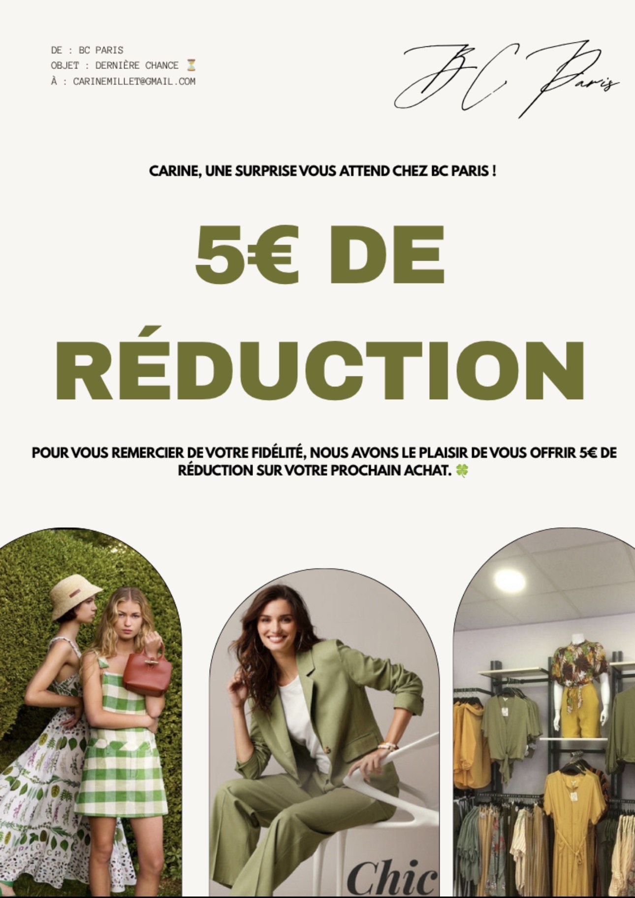 Campagne D-mailing BC Paris